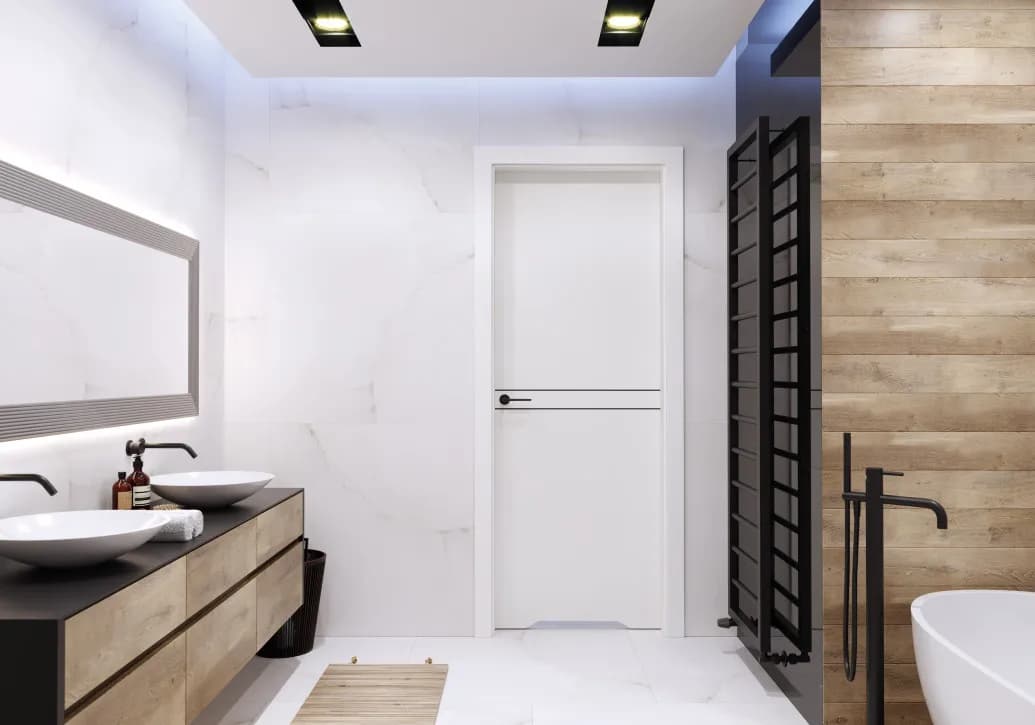 Drzwi do łazienki z podcięciem czy bez - co wybrać dla zdrowia?