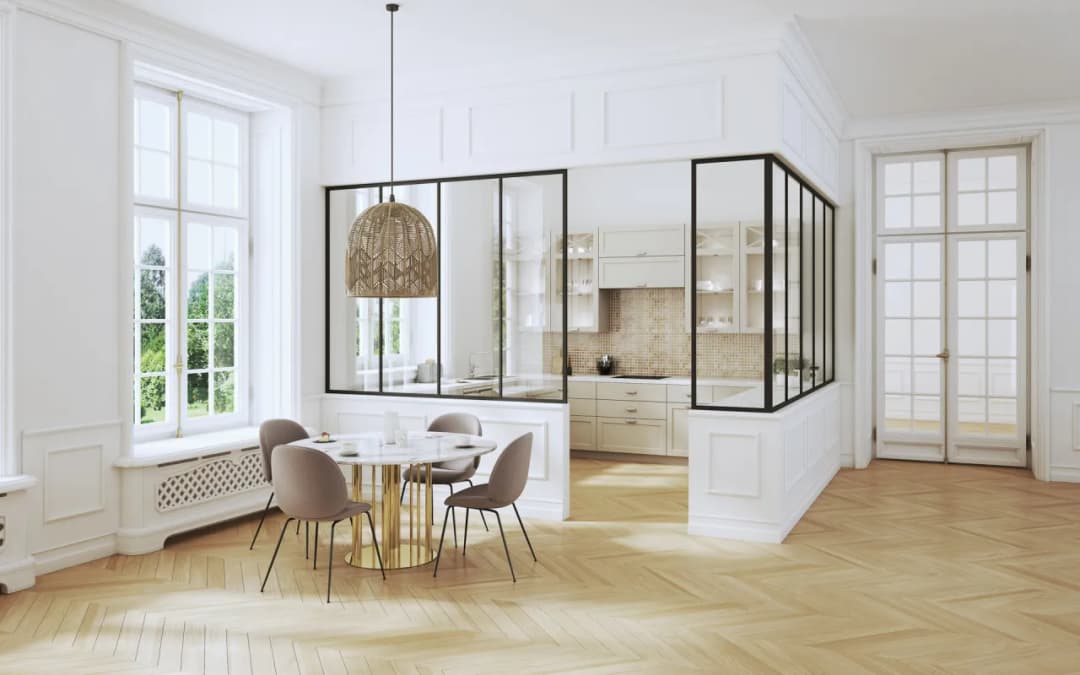 Jak oddzielenie kuchni od salonu drzwiami przesuwnymi zmieni Twoje wnętrze